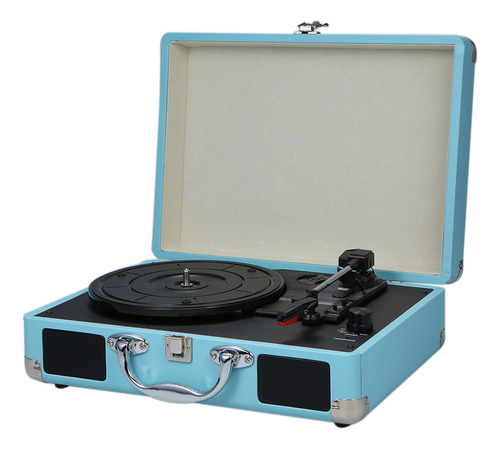 Mesa Giratória Vintage Com Alto-falantes: Black Us Phonograp