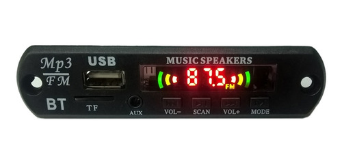 Modulo Usb Mp3 Bluetooth (incluye Control Remoto Con Pila)