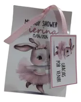 Comprar Souvenirs Baby Shower Velitas De Noche X 10 Conejita Rosa
