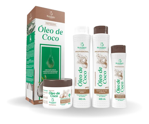 Kit Bio Instinto Capilar Nutrecoco 4 Produtos