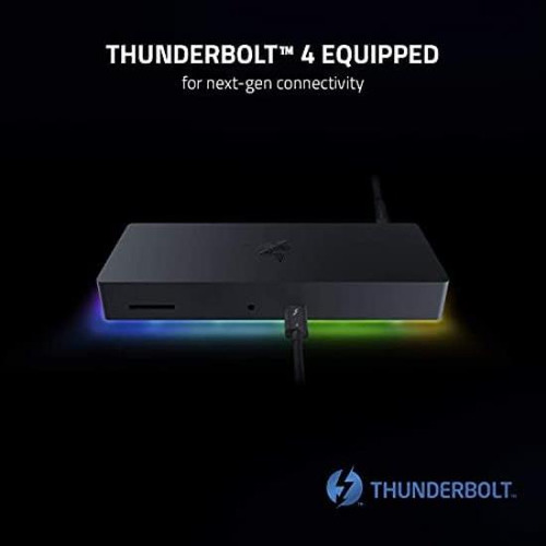 Razer Thunderbolt 4 Dock (negro) 10 Puertos Salida De Pantal