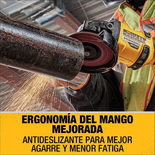 Esmeril Angular 4-1/2 60v Sin Batería Dewalt Dcg414b-b3