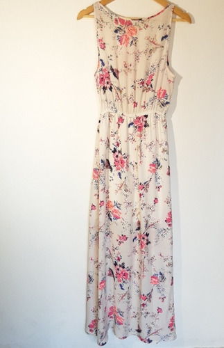 Imagen 8 de 10 de Vestido Maxi Largo Sin Mangas Floreado, Talla 38