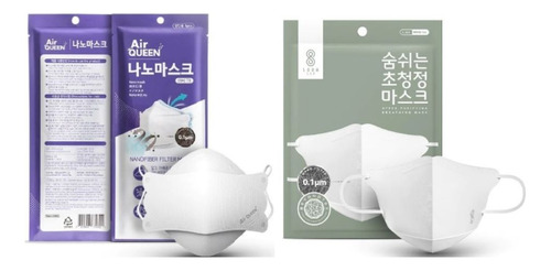 Cubrebocas Nano Mask Soomlab Airqueen Coreano Paquete 10pz