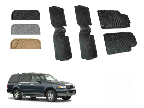 Tapetes 3 Filas Big Truck Lincoln Navigator 1998 A 2001 2002