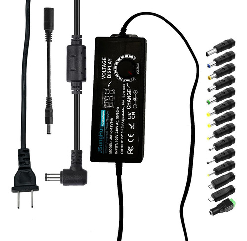 Fuente De Alimentación Ajustable 2024 3v~12v 10a 120w Adapta