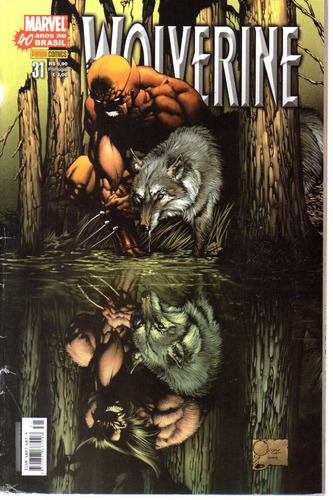 Lote Wolverine N° 31 A 35 1ª Serie - Em Português - Editora Panini - Formato 16 X 21 - Capa Mole - 2006 - Bonellihq Cx451 H23