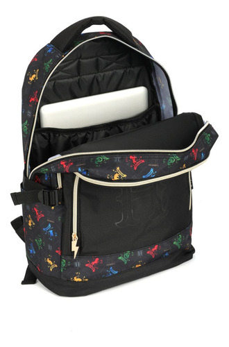 Mochila De Costas Para Notebook Harry Potter Preta - Luxcel