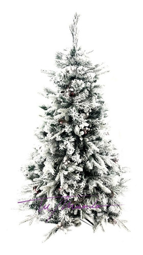 Arbol Navidad Nevado Combinado 1,80mts 626 Ramas Decoración 