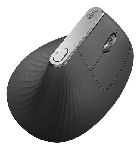 Imagen 3 de 5 de Mouse vertical inalámbrico recargable Logitech MX Vertical negro