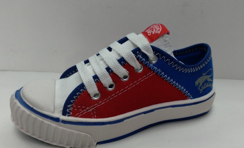 Zapatilla Niños Jaguar Kids Azul Roja Talle De 21 Al 30