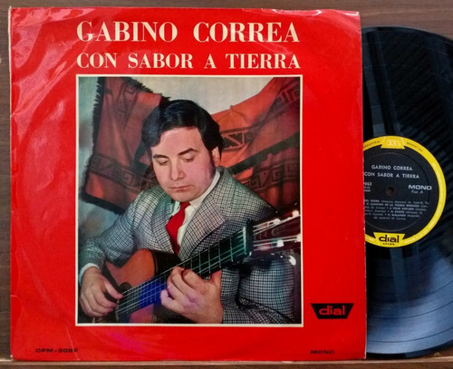 Gabino Correa - Con Sabor A Tierra - Lp Vinilo 1969 Folklore