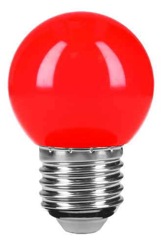 Lámpara Led G45 127 V 1 W Color Rojo 46029 10 Pz