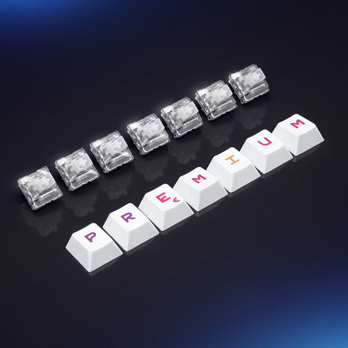 Teclado Mêcânico Premium de Alumínio RGB Adamantiun Akira Vibrant Spectrum Pbt 75% Switch Racoon
