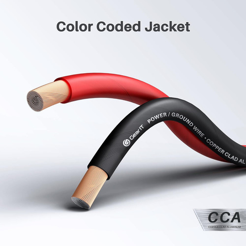 Cable De Calibre 12 (150 Pies Cada Uno, Negro/rojo), Al...