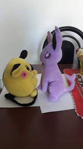 Peluches Del Personaje Pokemon, Picachu Y Espeon