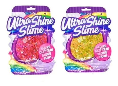 Masa Slime Ultra Shine Con Glitter Original Playking
