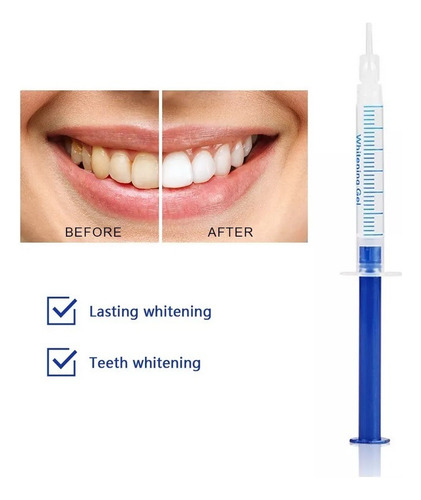 Blanqueador Dental Whitening Oral Gel 44% Peroxido Premium