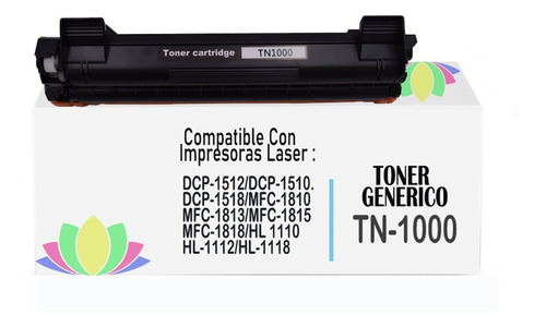 Toner Tn1000 Generico Para Hl-1118/mfc-1813/dcp-1512/hl-1112