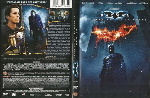 Batman El Caballero De La Noche Christian Bale Dvd Original | MercadoLibre