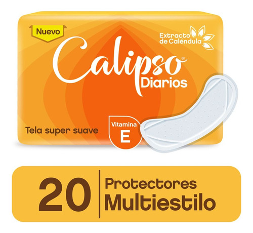 Protectores Diarios Calipso Multiestilo 20u Pack 12 Unid