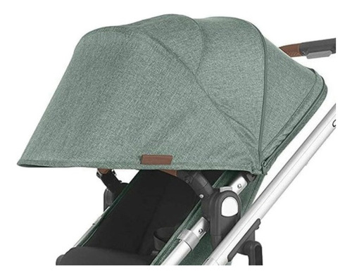Carrinho de passeio UPPAbaby Cruz V2 Emmett com chassi prateado