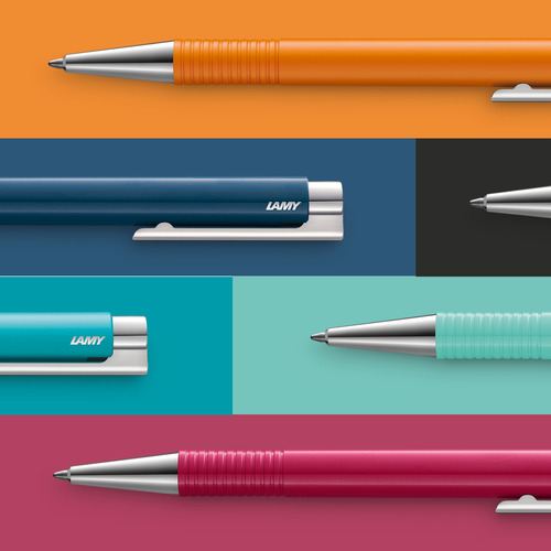 Imagen 2 de 4 de Lapicera Boligrafo Lamy Logo M+ Vs Colores Edicion Especial