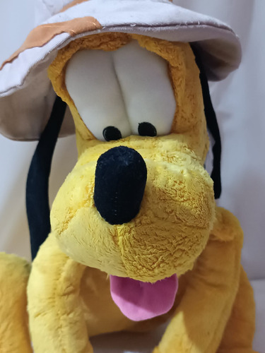 Peluche Pluto Perro De Mickey Mouse De 52 Cm Amarillo (Usado)