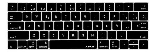 Protector De Teclado Negro Para Macbook Pro Retina 13 