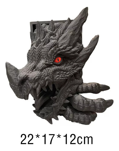 Estatua De Dragón, Soporte Para Libros, Sujetalibros,
