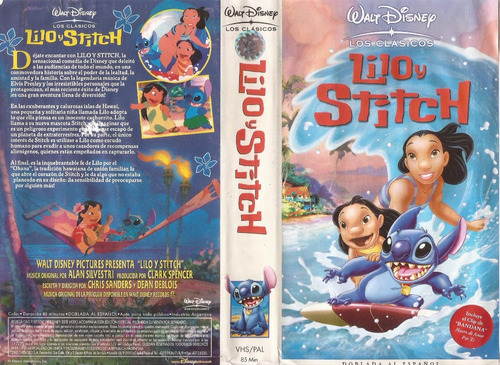 Lilo Y Stitch Lote De 3 Peliculas Vhs Disney Bandana