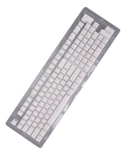 Teclado White Cool Keycaps, 114 Teclas, Pbt, Oem, Altura, Do