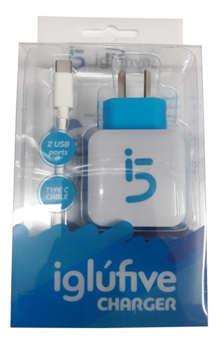 Cargador Celular Tablet Iglufive 2.1ª Tipo C Compatible Moto