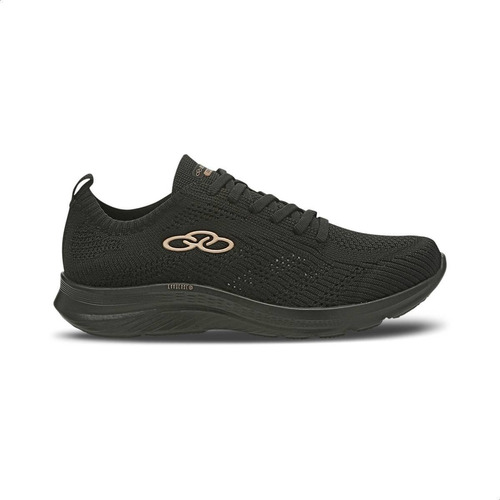 Tênis Esportivo Feminino Ultraleve 130g Cor Preto Tamanho 34 Olympikus