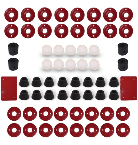 Imagen 1 de 7 de Kit De Accesorios Para Mesa De Futbolito Rondanas Pelotas