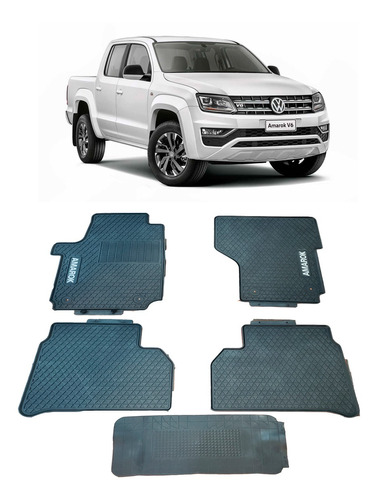 Alfombras Volkswagen Amarok Goma 