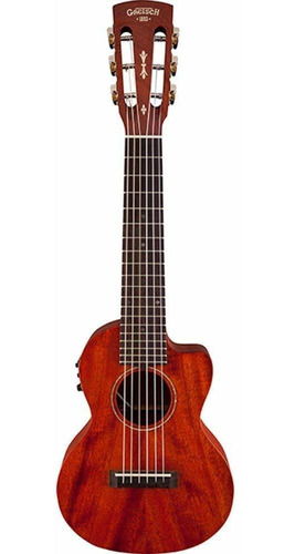 Guitarra Electrica Acustica Ukelele Corte Tinte Caoba