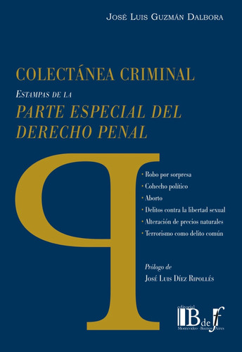 José Luis Guzmán Dalbora / Colectánea Criminal - Euros Bdef