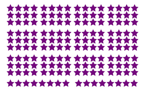 Estrellas Adhesivas Set De 160 Unidades Decoración Stickers