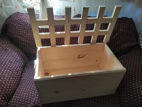 Juguetero Baúl Madera Rustico Mod. 2 (Usado)