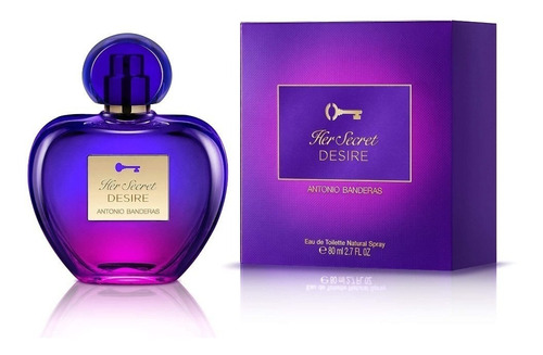 Perfume Antonio Banderas Her Secret Desire Women 2.7 Oz.