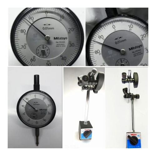 Comparador Mitutoyo Con Base Magnetica Mitutoyo 