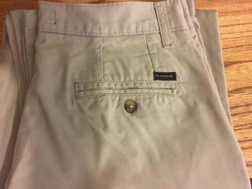 Pantalon Kevingston Gabardina Color Beige Talle 40