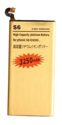 Bateria Galaxy S6 G9200 G920f G925s Generica + Kit + Envio