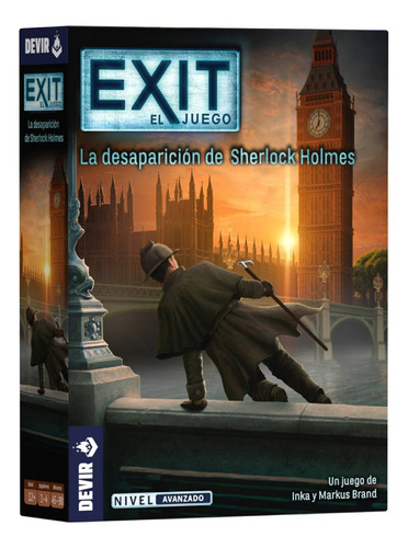Juego De Mesa Exit: La Desaparición De Sherlock Holmes