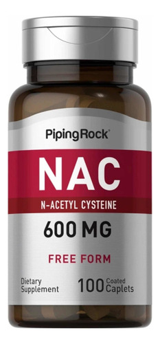 Piping Rock Nac N - Acetyl Cysteine 600 Mg X 100 Capsulas