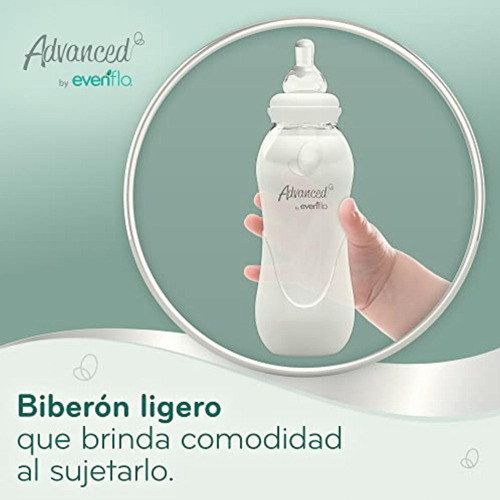 Evenflo Biberón Anticólico Cuello Delgado, Recién Nacido,