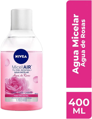 Nivea Agua Micelar Desmaquillante Agua De Rosas
