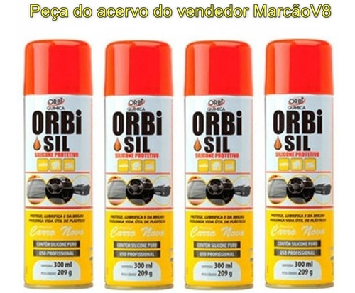 4 Silicone Spray Aerosol Estofados Plásticos Canaletas