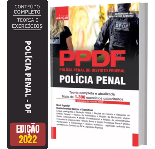 Apostila Agente Penitenciário Df - Polícia Penal Pp Df - Policial Penal Distrito Federal